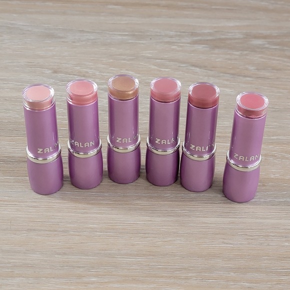 Zalan Other - Zalan Pro Color Lipstick Set 6pc Aloe Vera Vitamin E Pink Berry Bronze 3.4g Each